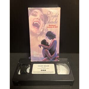 Night Shade VHS Vampire Erotic Movie Cult Horror Video Jennifer Burton Tim Abell